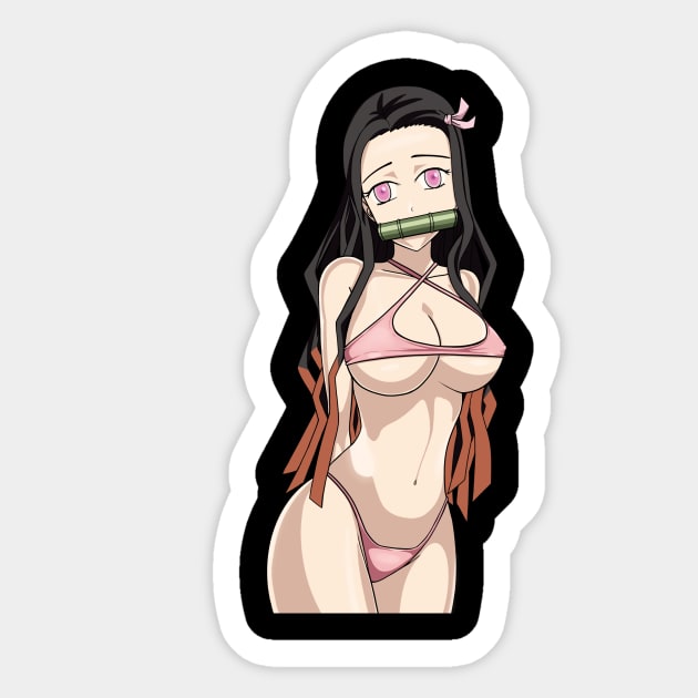 Demon babe Sticker by Mowa